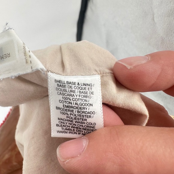 Ann Taylor LOFT Red Embroidered Pattern Shorts Size 2 Coastal‎ Boho - Picture 8 of 11